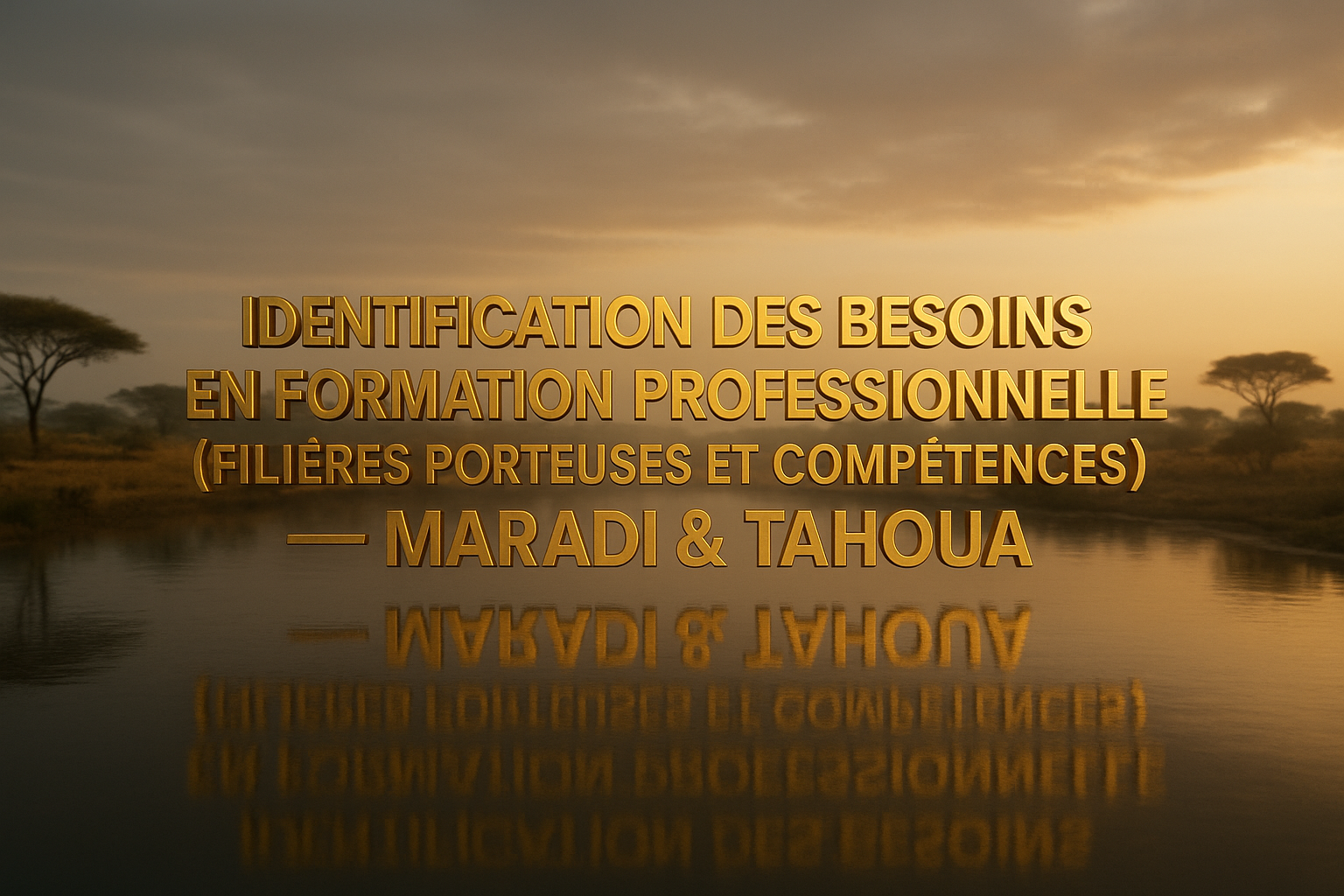 Identification des besoins en formation professionnelle Maradi Tahoua octobre 2018