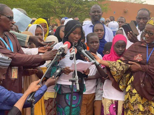Enfants célébrant la Journée de l'enfant africain